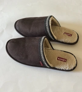 Levi's Mens Milton Nordic Microsuede Scuff House Shoe Slippers; Size 2xl; Brown - Picture 1 of 7