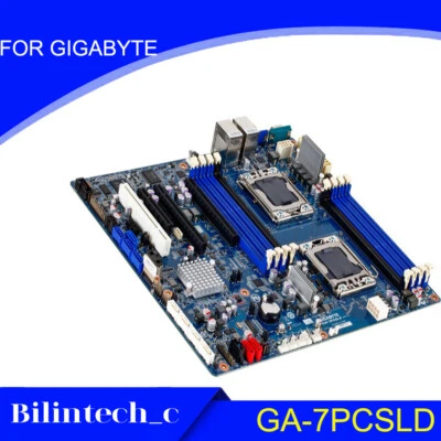 FOR GIGABYTE GA-7PCSLD 128GB DDR3 LGA 1356 ATX  Server Motherbroad Test ok - Image 1 of 2
