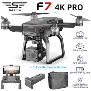 SJRC F7 4K PRO WIFI FPV GPS mit 4K HD Kamera 3-Achsen Mechanische Gimbal Drohne - Bild 1 von 11