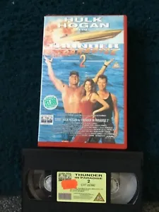 Hulk hogan thunder in paradise 2 vhs. Embossed big box  - Picture 1 of 1