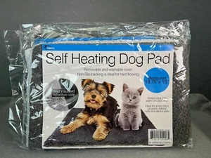 Self Heating Soft Dog Pad Bed Mat Pet Cat Rug Thermal Washable 19X15 LOT OF 4 - Picture 1 of 6