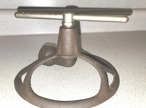 Vintage Metal Lawn Spinkler,  Firestone? Cover