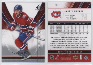 2009-10 SP Game Used Edition Andrei Markov #55