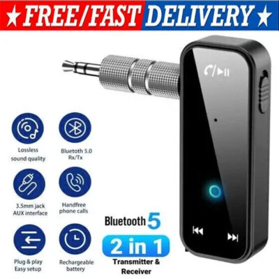USB Wireless Bluetooth  Transmitter Receiver for Car Music Audio Aux Adapter lot - Image 1 of 4