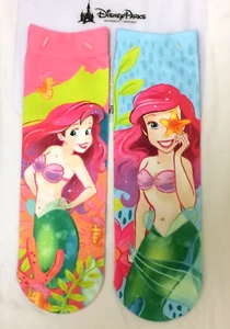 BNWT Disney Parks The Little Mermaid Ariel Girls Youth Kids Socks Sz M 1 Pair - Picture 1 of 2