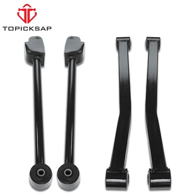 Brazos de control delanteros superiores e inferiores para Jeep Wrangler JK 2007 2008-2017 Foto 1 de 4