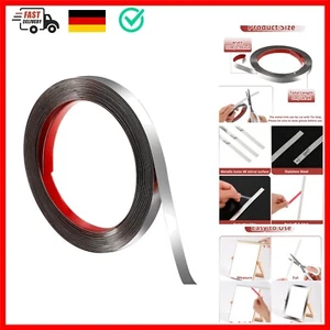 Jeffdad Zierleisten Selbstklebend Silber, 5 m Wandleisten Selbstklebend Metal... - Bild 1 von 9