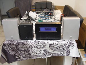 Sharp SD-SG11 Stereo RDS CD/MD RECEIVER + CP-ES220H Speaker + Fernbedienung 