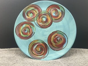 2007 Gail Pittman/vintage/China Blue 12”Service Plate/Excellent - Picture 1 of 8