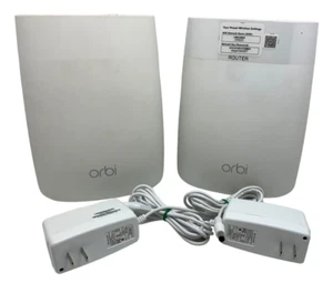 * Orbi RBR50 & RBS50 Router & Satellite Set NETGEAR With OEM Power Cord     [47] - Picture 1 of 16