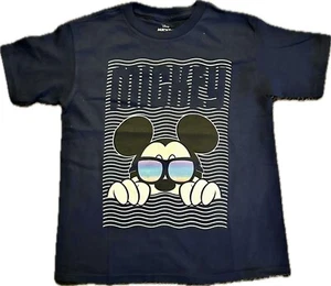 NEW DISNEY MICKEY MOUSE WITH SUNGLASSES SHIRT YOUTH BOYS SZ XS - 2XL - Picture 1 of 1