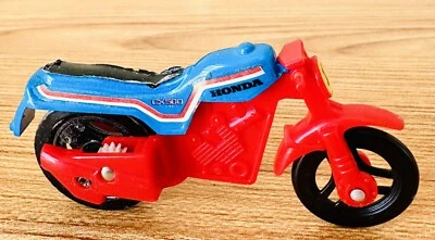 Винтажный литой пластиковый мотоцикл-раскладушка Honda CX500 Turbo 3 дюйма игрушка мотоцикл - Изображение 1 из 4