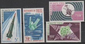 (RE) UPPER  VOLTA - 1967 SPACE. SCOTT C36-39. MNH - Foto 1 di 1