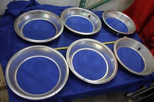 Triumph TR6 Original Aluminum Wheel Trim Ring Assemblies - Picture 1 of 9