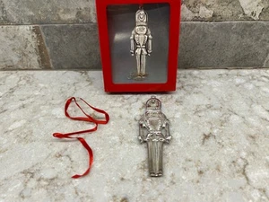 Gorham Silverplated Nutcracker Ornament #1 - Picture 1 of 6