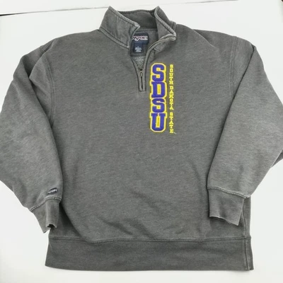 Vintage Jansport SDSU Jackrabbits Pullover Sweatshirt Patch Embroiderered Mens L - Image 1 of 4