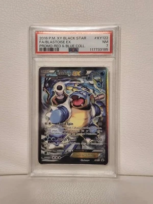 (AUS) Pokemon TCG 2016 Red & Blue Collection Promo Blastoise Ex XY122 PSA 7 - image 1 of 4