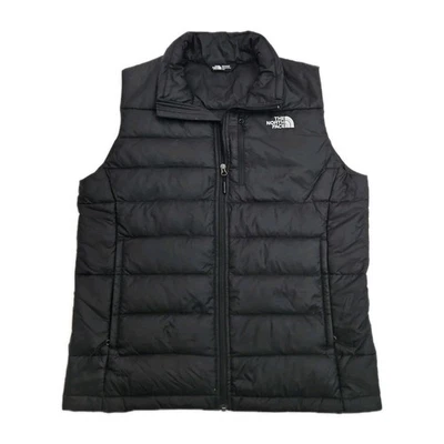 The North Face Mens Black 550 Full Zip Puffer Vest Size Medium Stylish Warm - Image 1 of 4