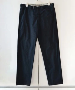 90er Vintage Herren HELMUT LANG Hose Trousers Baumwolle dunkelblau Anzug Metall 52 - Bild 1 von 10
