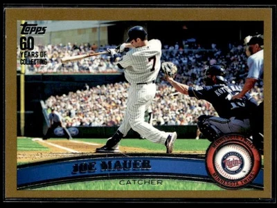 L44.440 - 2011 Topps Gold #550 Joe Mauer /2011 Foto 1 de 2