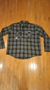 NEW Demons Behind Me Plaid Flannel Shirt Mens 5XL Inspirational Clothing & Wear - Picture 1 of 14