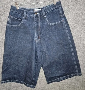 Southpole Denim Jeans Shorts Gr. 32 Distressed Blau Weite Baggy Herren Y2K - Bild 1 von 4