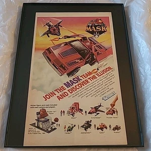 Mask Action Figuren Kenner Matt Trakker Thunder Hawk 1986 Print Werbung gerahmt 8,5x11 - Bild 1 von 1
