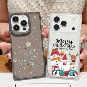Hülle für iPhone 17 Pro Max 16 15 14 13 12 11 Weihnachten Matt Klar TPU Cover - Bild 1 von 14