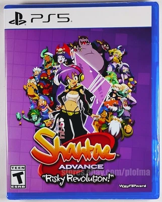 SHANTAE ADVANCE: RISKY REVOLUTION Event Exclusive New PS5 Game Limited Run #157 - Image 1 of 4