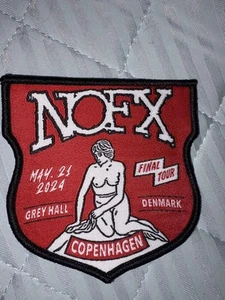 NOFX 2024 FINAL TOUR Patch Denmark Limited Edition Sold Out Item Neu - Bild 1 von 1
