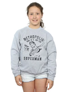 DC Comics Girls Superman X-Ray Sweatshirt - Picture 1 of 21