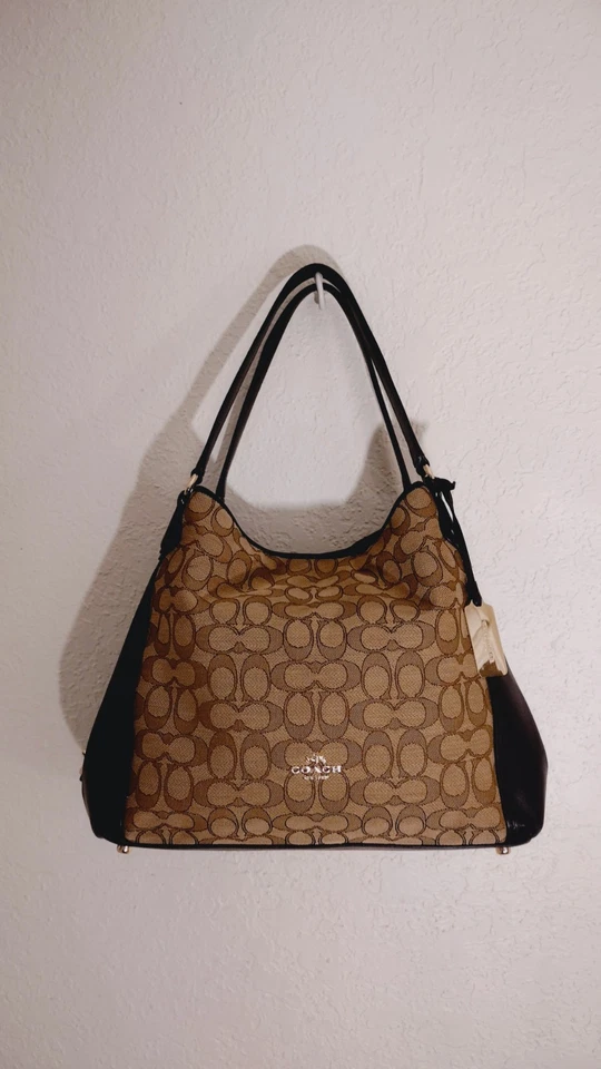 Bolso de hombro Coach Edie 31 en jacquard exclusivo Foto 1 de 4