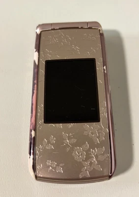 Teléfono celular plegable japonés Docomo F-09B rosa FOMA Garakei Keitai jp Foto 1 de 4