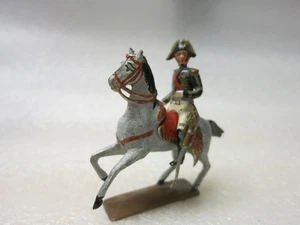 Figurina vintage 1/30 METALLO napoleonica FRANCESE MONTATA GENERALE ALLEVAMENTO - Foto 1 di 8