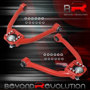 For 2003-2009 350Z G35 Replacement Front Upper Adj. Camber Control Arms Kit Red - Picture 1 of 3