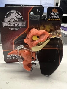 Jurassic World Snap! Squad Attitudes 3" Mini Figur Velociraptor Mattel - Neu - Bild 1 von 16