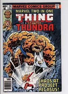 Marvel Two In One 56 - Thundra - Bronze Age Classic - High Grade 8.5 VF+ - Picture 1 of 2