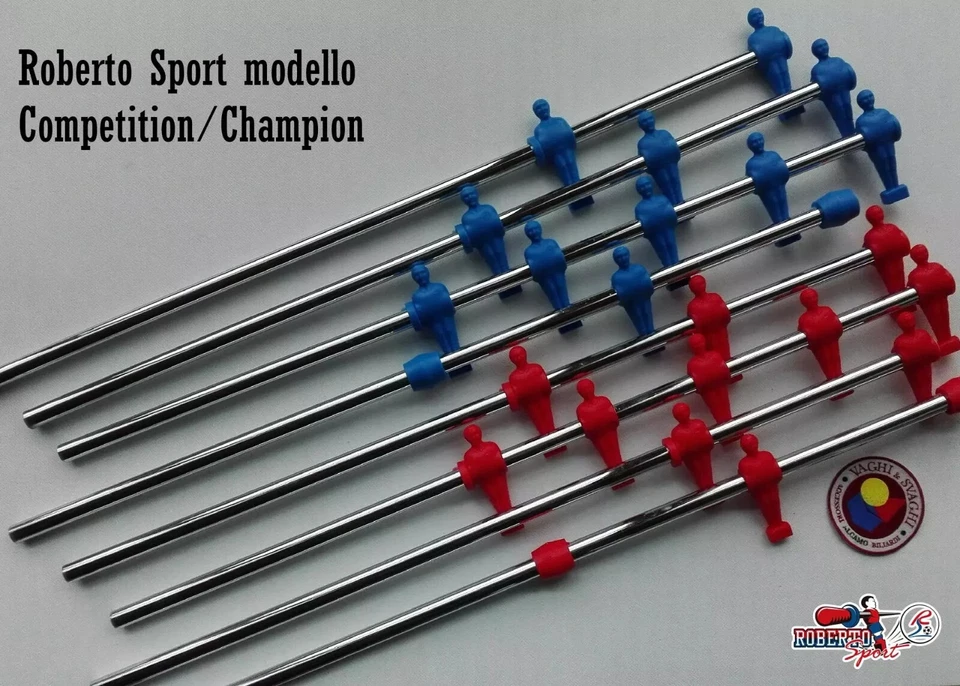 ROBERTO SPORT SERIE ASTE ESTERNE PER CALCIO BALILLA DIAM. 18X840 (RS1393)