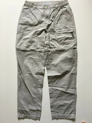 Pantalones de senderismo Columbia para mujer talla 10 32-34" algodón topo caqui al aire libre Foto 1 de 4
