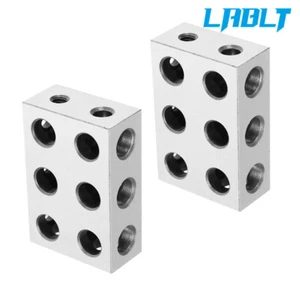 LABLT Matched Pair 1-2-3 123 Blocks With 11 Holes Precision 0.0002" Hardened - Picture 1 of 8