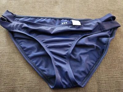 Traje de baño Title Nine grande con parte inferior de bikini Naiad tiro bajo AZUL Foto 1 de 3