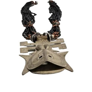 Authentic Tuareg Silver Amulet Multi Strand African Black Seed Necklace RARE - Picture 1 of 10