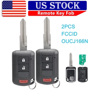 2 For 2016 2017 2018 2019 2020 2021 2022 Mitsubishi Mirage G4 Remote Key Fob 3B - Picture 1 of 7