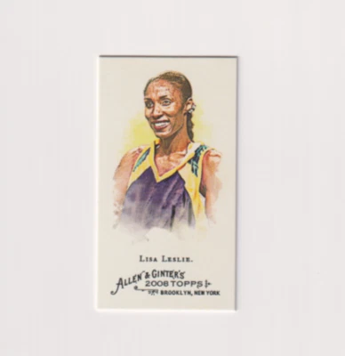 Lisa Leslie 2008 TOPPS ALLEN & GINTER A&G BACK MINI #247 BASKETBALL PLAYER - Image 1 of 2