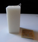 Root Timberlight Candle Pillar French Vanilla 3x6"  Tall Square Pillar NEW