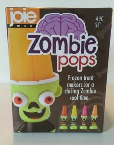 Zombie Pops Frozen Brains creatore di ghiaccioli regalo per feste NUOVO Halloween - Foto 1 di 4