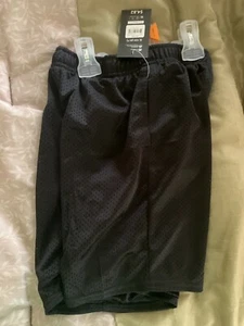 Kids Mesh Black gym shorts Size XXL / 2XG (18) Athletic Works with pockets - Picture 1 of 2