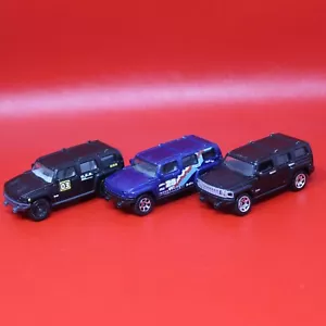 3 2000's Matchbox Hummer H3 Black + Blue MB #25 + Adventures + Off-Road 5-Pack - Picture 1 of 13
