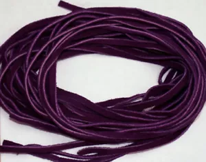8 Strands 70" Suede leather Lace, Leather Lacing,Purple - Picture 1 of 1