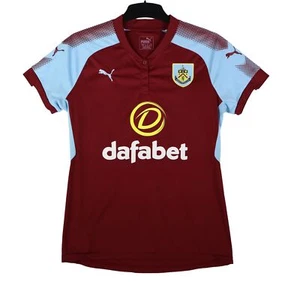 Burnley 2017/18 Puma Damen Shirt Vokes Logo Größe 12 Braun Kurzarm - Bild 1 von 8